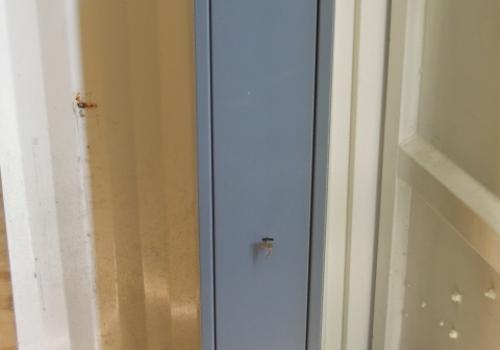case guard 5 gun heavy duty door bolt rifle cabinet